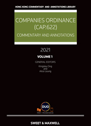 Companies Ordinance (Cap.622): Commentary and Annotations 2021