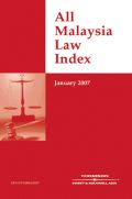 All Malaysia Law Index (12 monthly issue subscription)
