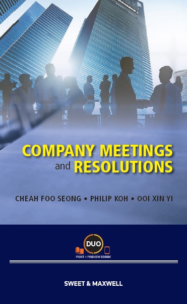 Company Meetings and Resolutions